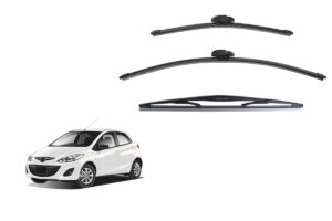 Mazda 2/Demio Hatchback 2nd Generation Car Window Wipers (DE; 2007-2014)