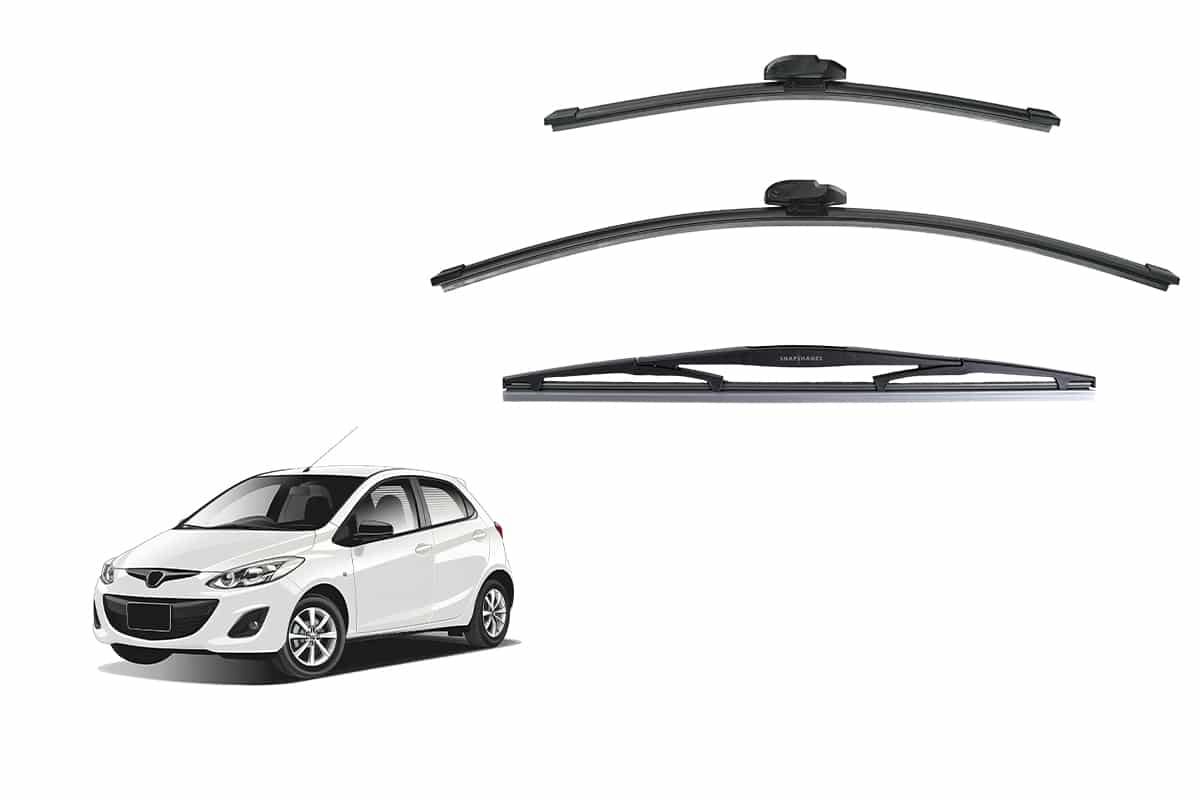 Mazda 2/Demio Hatchback 2nd Generation Car Window Wipers (DE; 2007-2014) Mazda 2/Demio Hatchback 2nd Generation Car Window Wipers (DE; 2007-2014)