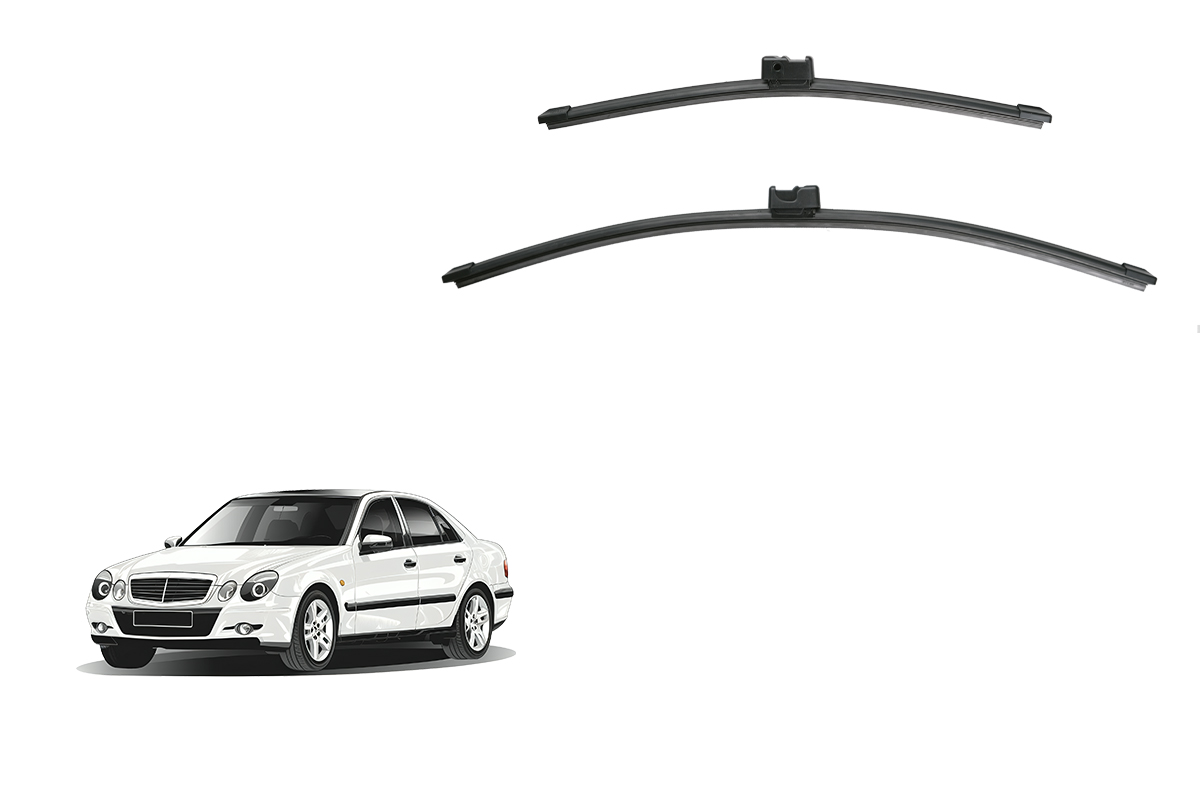 Mercedes-Benz E-Class Sedan/Wagon 3rd Generation Car Window Wipers (W211; 2002-2009) Mercedes-Benz E-Class Sedan/Wagon 3rd Generation Car Window Wipers (W211; 2002-2009)