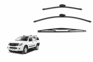 Nissan Pathfinder 3rd Generation Car Window Wipers (R51; 2005-2012)