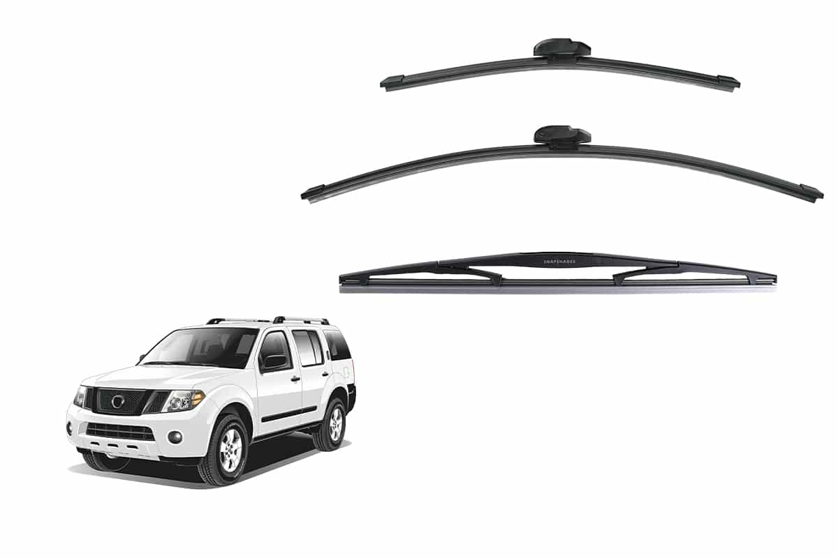 Nissan Pathfinder 3rd Generation Car Window Wipers (R51; 2005-2012) Nissan Pathfinder 3rd Generation Car Window Wipers (R51; 2005-2012)