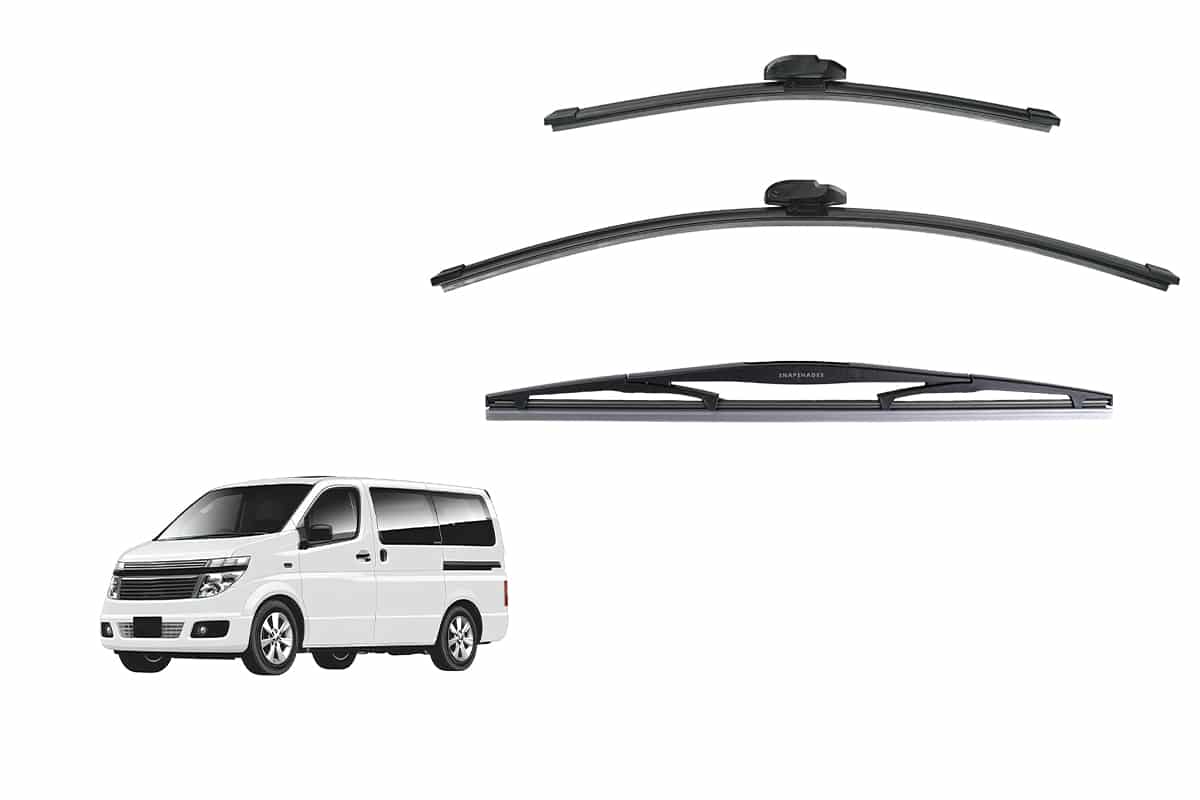 Nissan Elgrand 2nd Generation Car Window Wipers (E51; 2002-2010) Nissan Elgrand 2nd Generation Car Window Wipers (E51; 2002-2010)