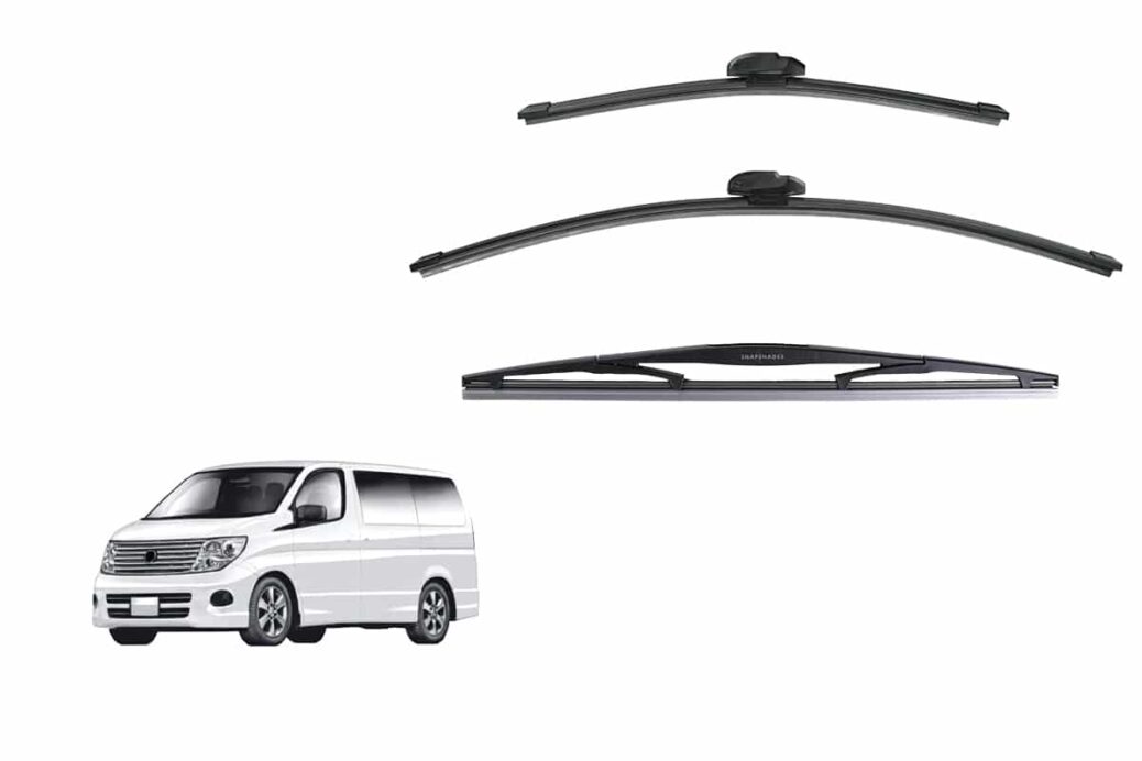 Nissan Elgrand/Quest 3rd Generation Car Window Wipers (E52; 2010-Present)