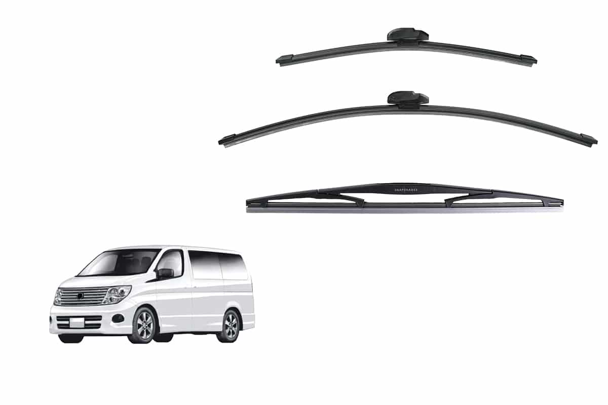 Nissan Elgrand/Quest 3rd Generation Car Window Wipers (E52; 2010-Present) Nissan Elgrand/Quest 3rd Generation Car Window Wipers (E52; 2010-Present)