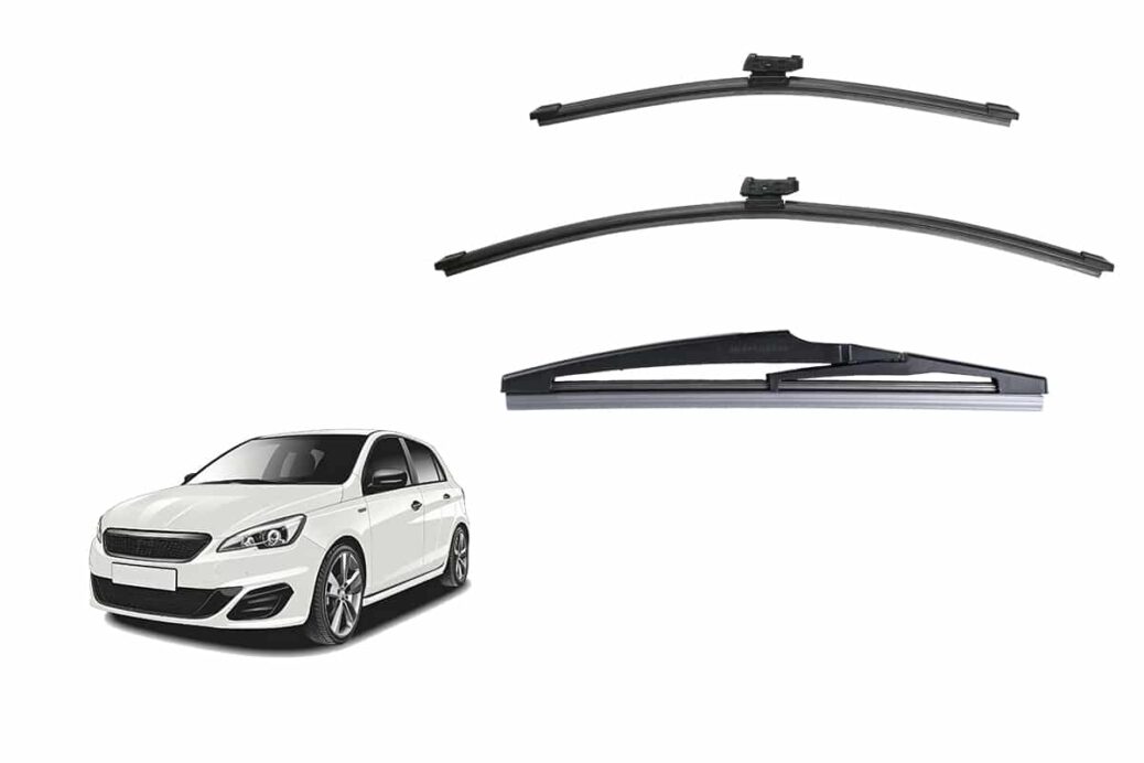 Peugeot 308 Hatchback/Wagon 2nd Generation Car Window Wipers (T9; 2013-2021)