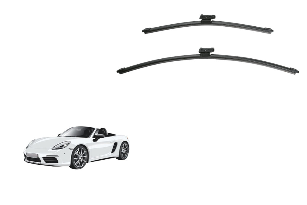 Porsche Cayman/Boxster 4th Generation Car Window Wipers (982/718; 2016-Present)