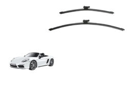 Porsche Cayman/Boxster 4th Generation Car Window Wipers (982/718; 2016-Present)