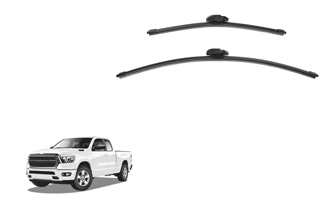 Dodge RAM Crew Cab 5th Generation Car Window Wipers (DT; 2019-Present)