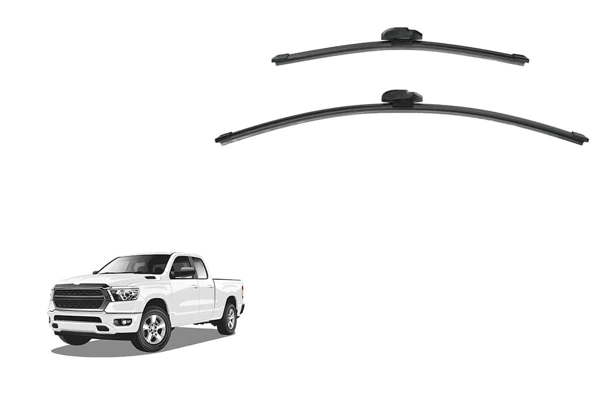 Dodge RAM Crew Cab 5th Generation Car Window Wipers (DT; 2019-Present) Dodge RAM Crew Cab 5th Generation Car Window Wipers (DT; 2019-Present)
