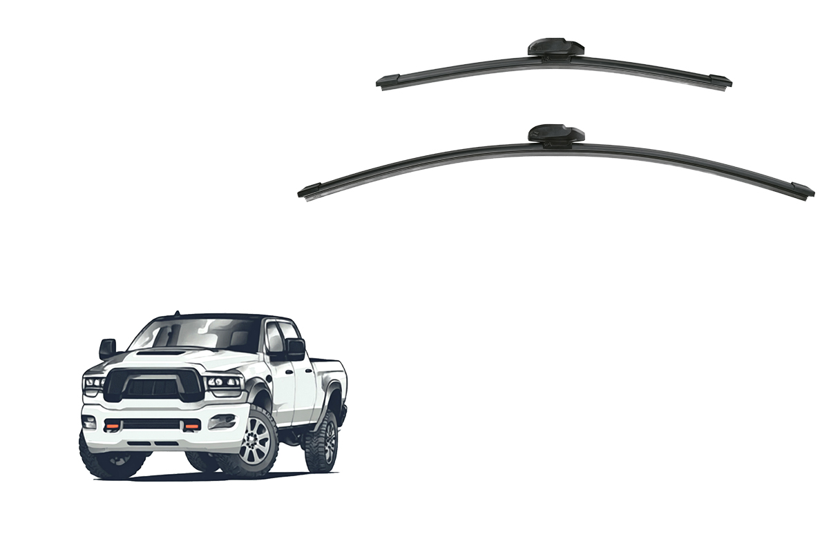 Dodge RAM HD 2500/3500/4500/5500 5th Generation Car Window Wipers (DJ/D2; 2019-Present) Dodge RAM HD 2500/3500/4500/5500 5th Generation Car Window Wipers (DJ/D2; 2019-Present)