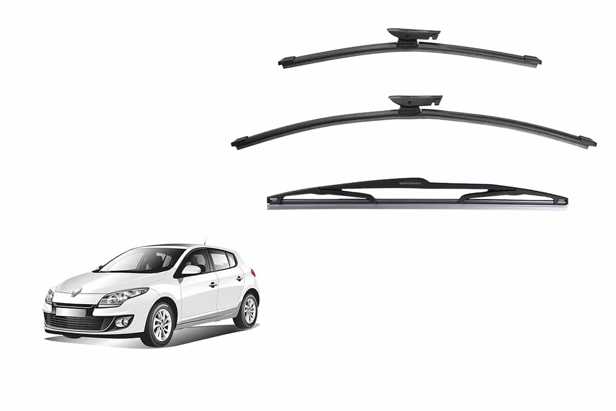 Renault Megane Hatchback 3rd Generation Car Window Wipers (2009-2017) Renault Megane Hatchback 3rd Generation Car Window Wipers (2009-2017)