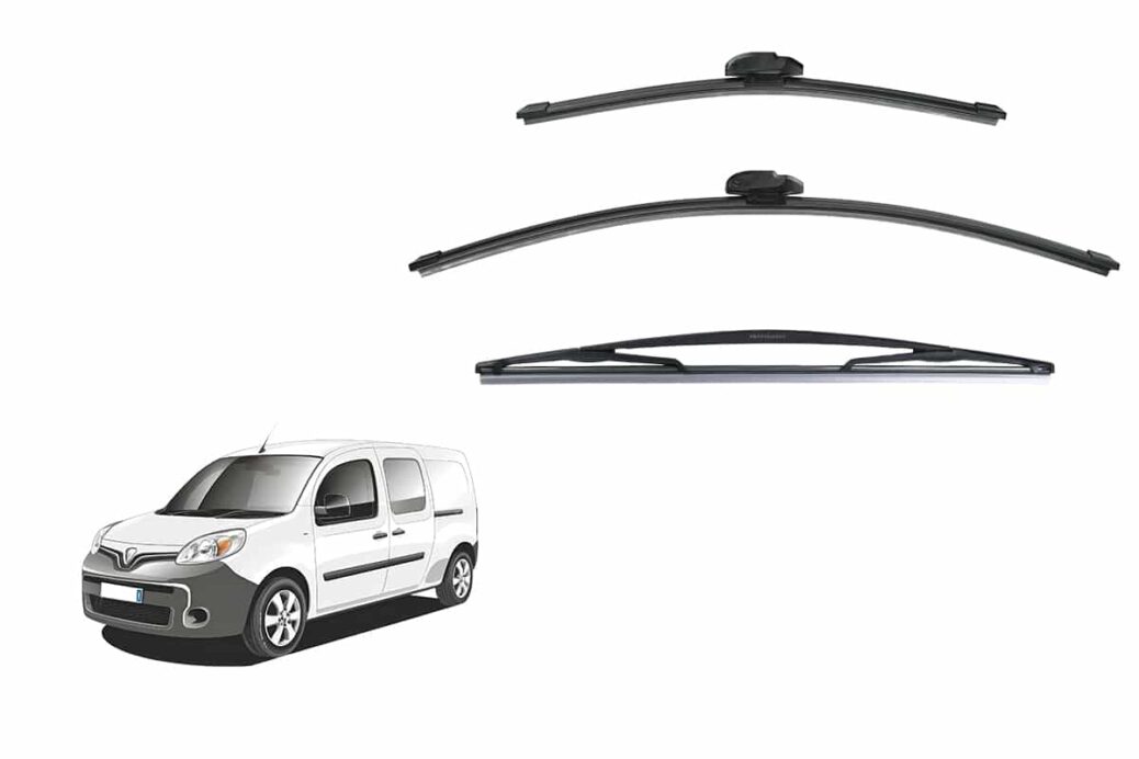 Renault Kangoo | Nissan NV250 2nd Generation Car Window Wipers (X61; 2007-2021)