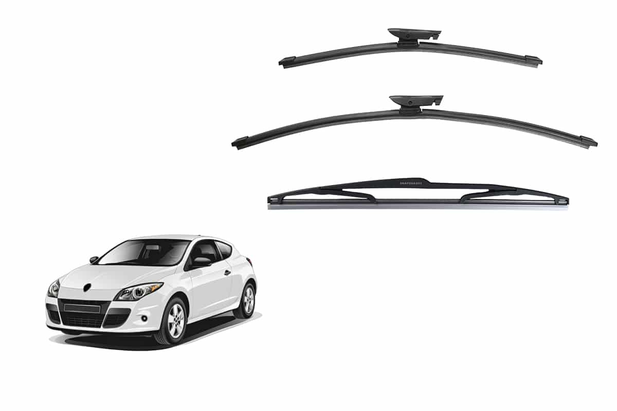 Renault Megane Coupe 3rd Generation Car Window Wipers (X95; 2008-2016) Renault Megane Coupe 3rd Generation Car Window Wipers (X95; 2008-2016)
