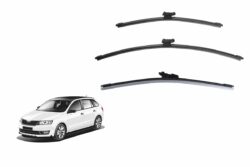 Skoda Rapid Hatchback Car Window Wipers (NH; 2012-2021)