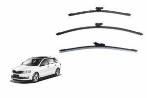Skoda Rapid Hatchback Car Window Wipers (NH; 2012-2021)