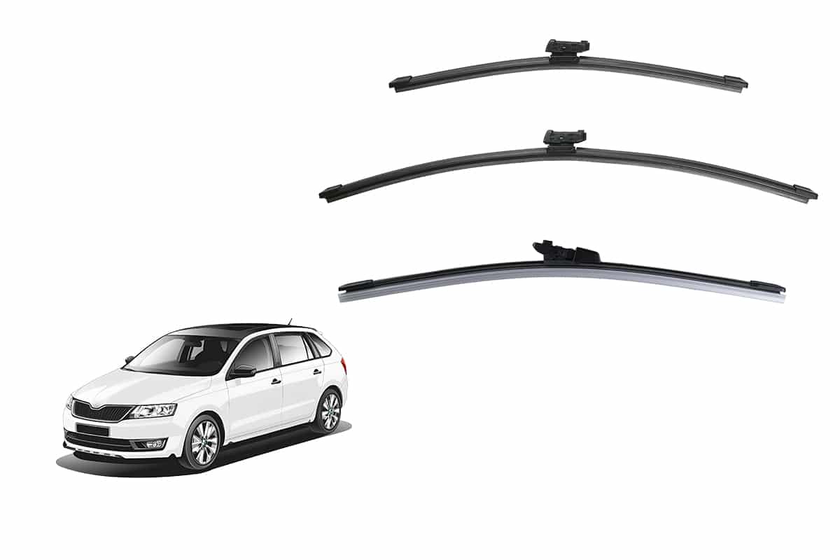 Skoda Rapid Hatchback Car Window Wipers (NH; 2012-2021) Skoda Rapid Hatchback Car Window Wipers (NH; 2012-2021)