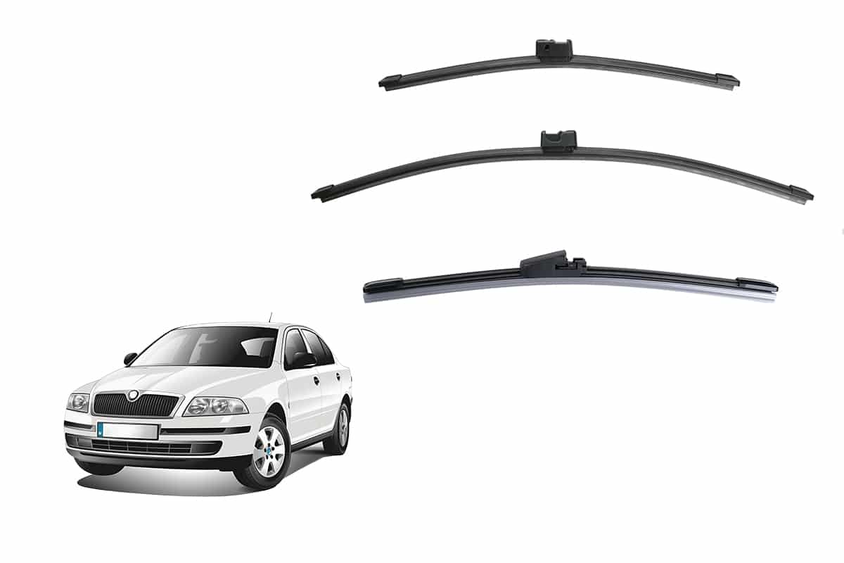 Skoda Octavia Liftback 2nd Generation Car Window Wipers (1Z; 2004-2013) Skoda Octavia Liftback 2nd Generation Car Window Wipers (1Z; 2004-2013)