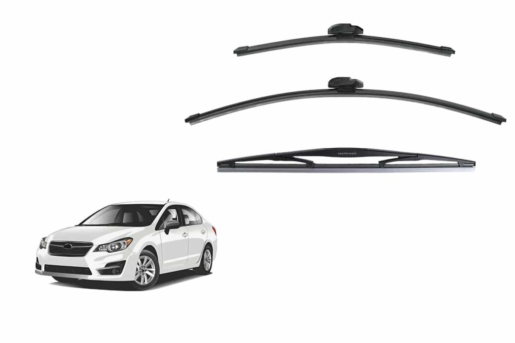 Subaru Impreza Sedan 4th Generation Car Window Wipers (GJ; 2011-2016)