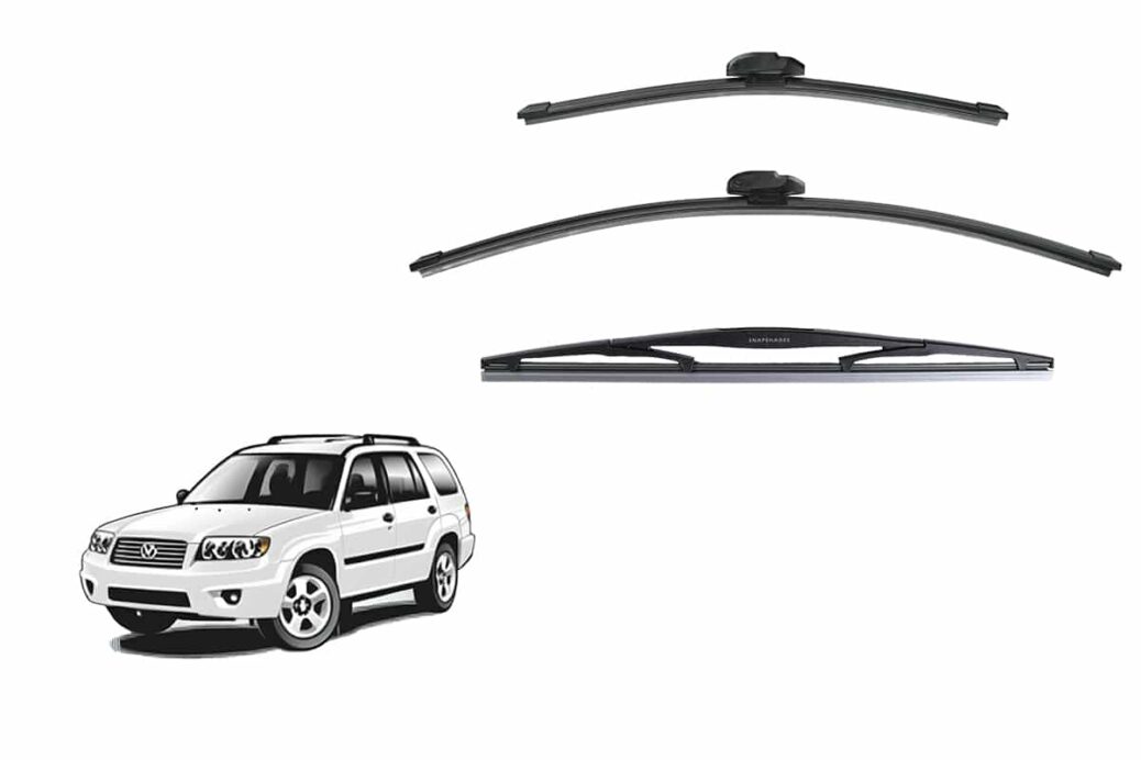 Subaru Forester 2nd Generation Car Window Wipers (SG; 2002-2008)
