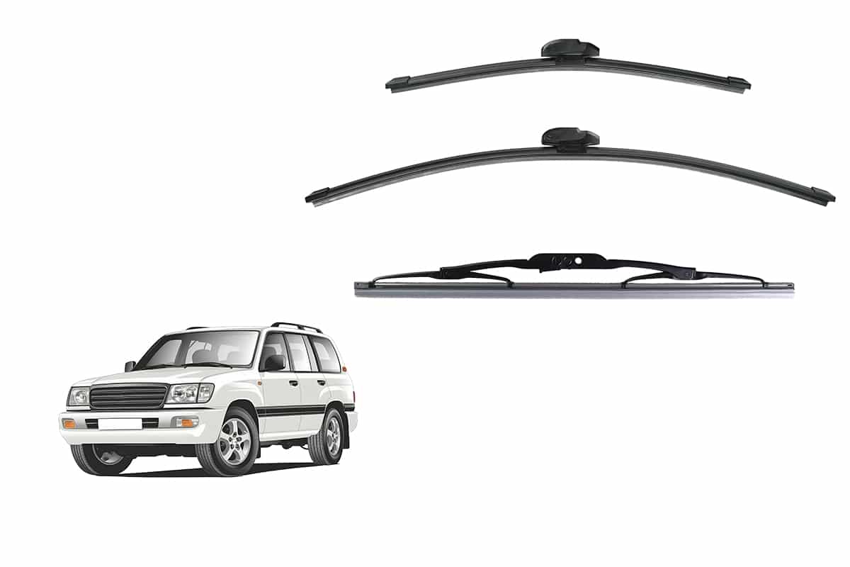 Toyota LandCruiser 100/105 Series | Lexus LX Car Window Wipers (J100/J105; 1998-2007) Toyota LandCruiser 100/105 Series | Lexus LX Car Window Wipers (J100/J105; 1998-2007)