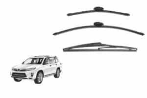 Toyota Kluger/Highlander 2nd Generation Car Window Wipers (XU40; 2007-2013)