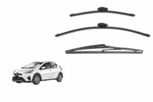 Toyota Prius C/Aqua Car Window Wipers (NHP10; 2012-2021)
