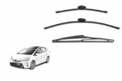 Toyota Prius V | Daihatsu Mebius Car Window Wipers (ZVW40/41; 2012-2021)