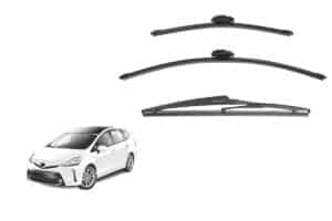 Toyota Prius V | Daihatsu Mebius Car Window Wipers (ZVW40/41; 2012-2021)