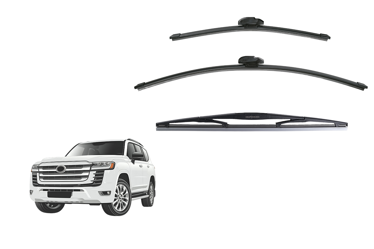 Toyota LandCruiser 300 Series Car Window Wipers (J300; 2021-Present) Toyota LandCruiser 300 Series Car Window Wipers (J300; 2021-Present)