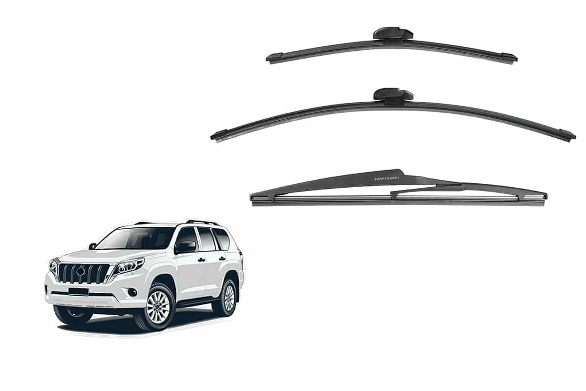 Toyota LandCruiser Prado 150 Series Car Window Wipers (Facelift) (J150: 2014-2023) Toyota LandCruiser Prado 150 Series Car Window Wipers (Facelift) (J150: 2014-2023)