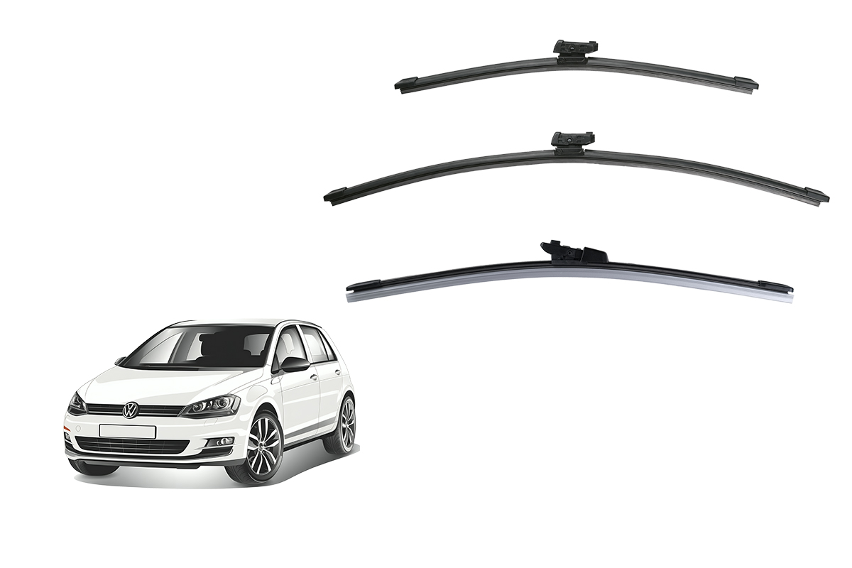 Volkswagen Golf Hatchback 7th Generation Car Window Wipers (MK7/MQB/Typ 5G; 2012-2020) Volkswagen Golf Hatchback 7th Generation Car Window Wipers (MK7/MQB/Typ 5G; 2012-2020)