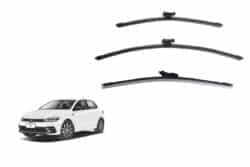 Volkswagen Polo 6th Generation Car Window Wipers (MK6/Typ AW; 2018-Present)