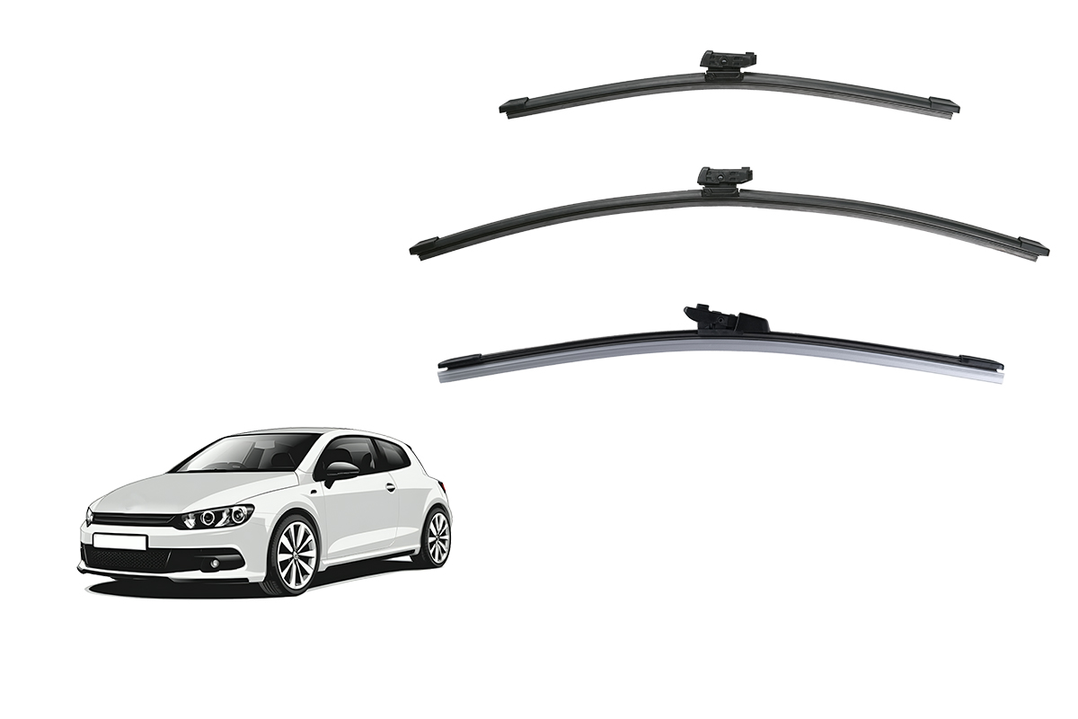 Volkswagen Scirocco 3rd Generation Car Window Wipers (2008-2017) Volkswagen Scirocco 3rd Generation Car Window Wipers (2008-2017)