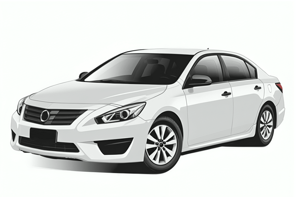 NIS032 Nissan Altima/Teana 5th Generation Car Window Shades (L33; 2012-2018) - Image 1