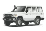 Toyota LandCruiser 70 Series SUV Car Window Shades (76 Series; 1984-Present)