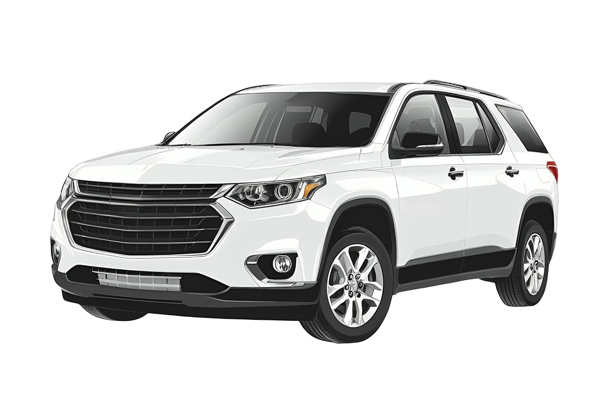 CHE008 Chevrolet Traverse 2nd Generation Car Window Shades (2018-2024) - Image 1