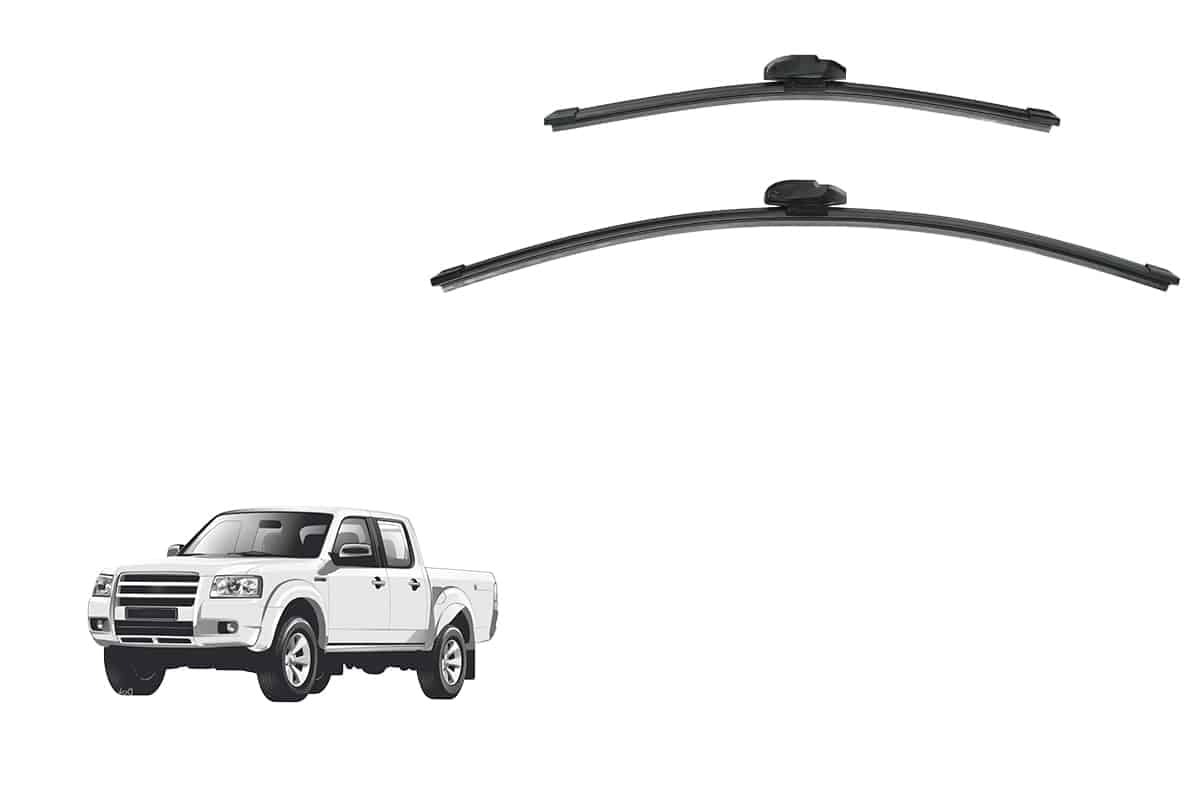 FOR027W-1 Ford Ranger 2nd Generation | Mazda BT-50 1st Generation Car Window Wipers (PJ/PK/J97M; 2006-2011) - Image 1