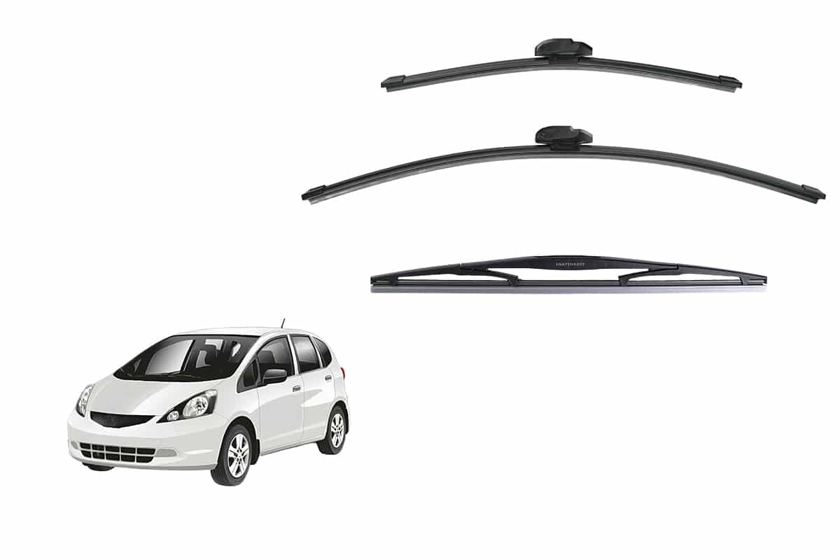 HON013W-1 Honda Jazz/Fit Hatchback 2nd Generation Car Window Wipers (GE; 2007-2014) - Image 1