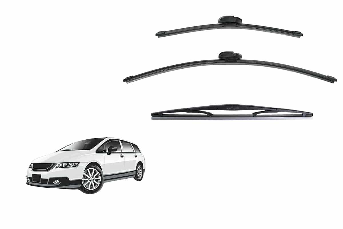 HON032W-1 Honda Odyssey 3rd Generation Car Window Wipers (RB1/2; 2003-2008) - Image 1
