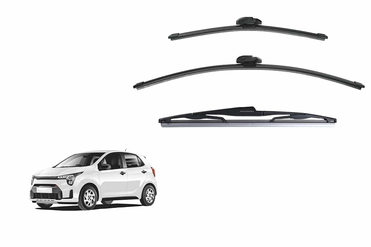 KIA027W-1 KIA Picanto 3rd Generation Car Window Wipers (JA; 2017-Present) - Image 1