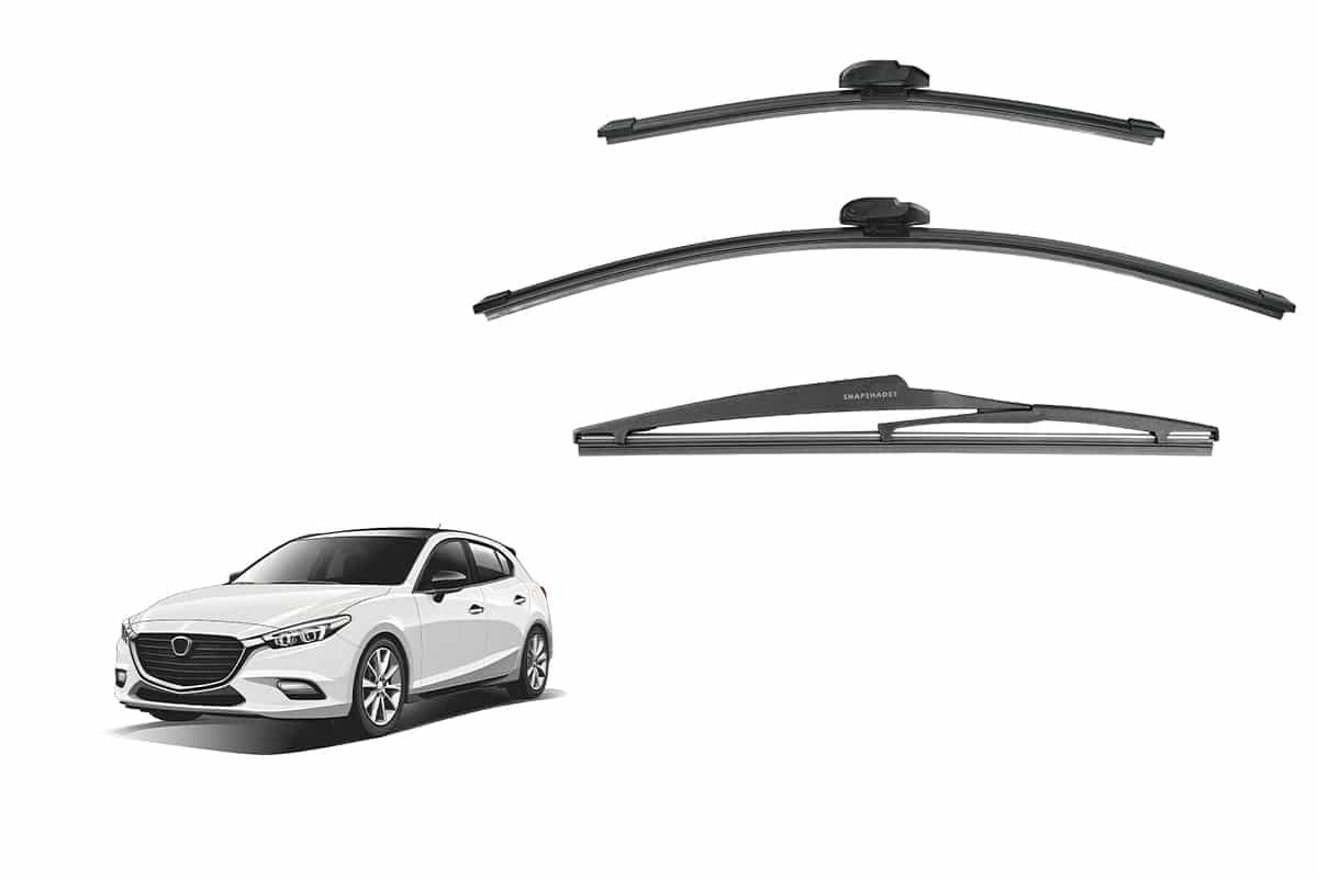 MAZ005W-2 Mazda 3 3rd Generation Car Window Wipers (BM/BN; 2013-2018) - Image 1