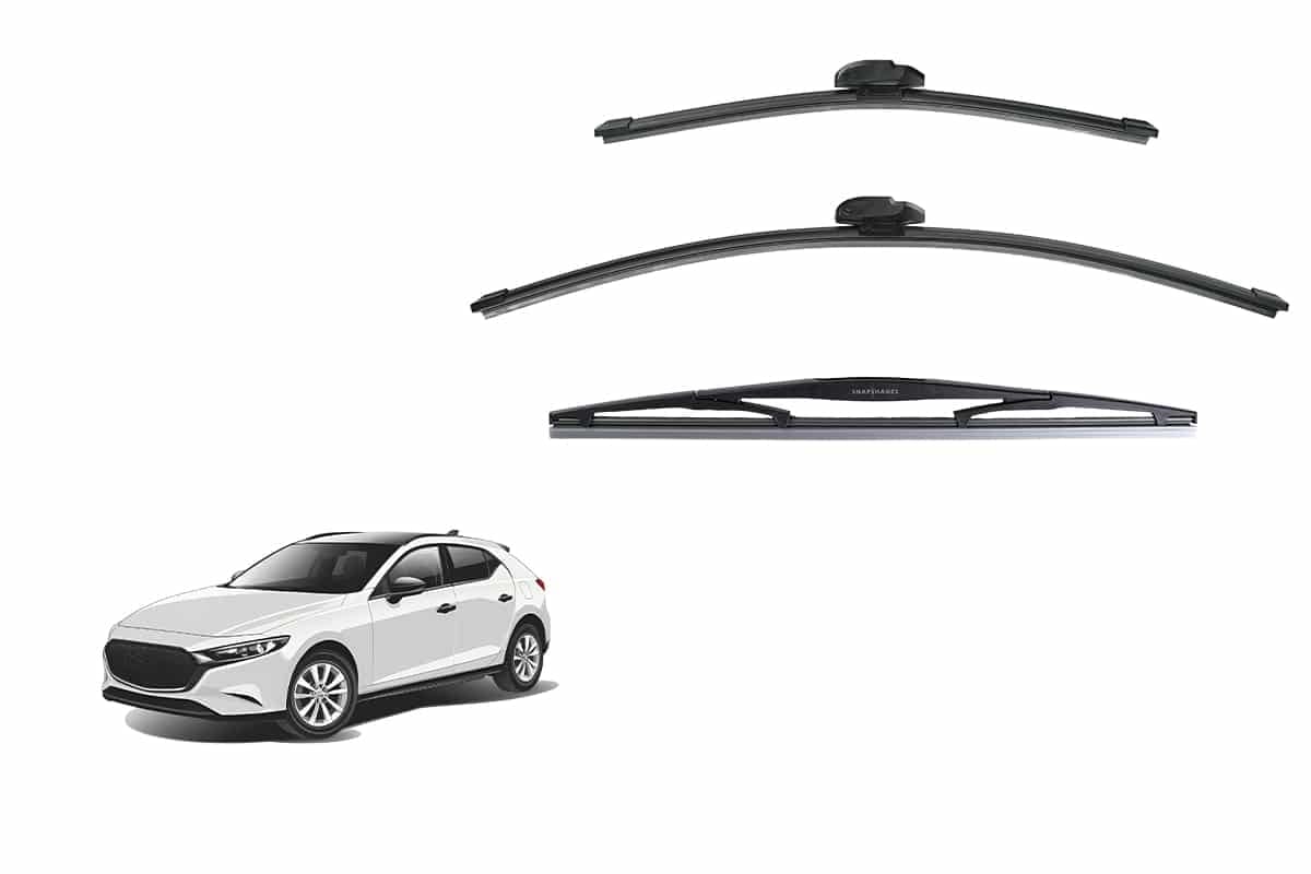 MAZ015W-2 Mazda 3 Hatchback 4th Generation Car Window Wipers (BP; 2019-Present) - Image 1