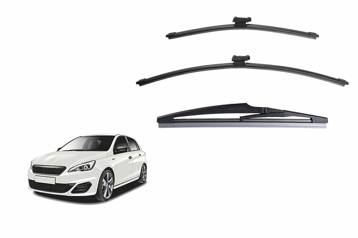 PEU003W-1 Peugeot 308 2nd Generation Car Window Wipers (T9; 2013-2021) - Image 1