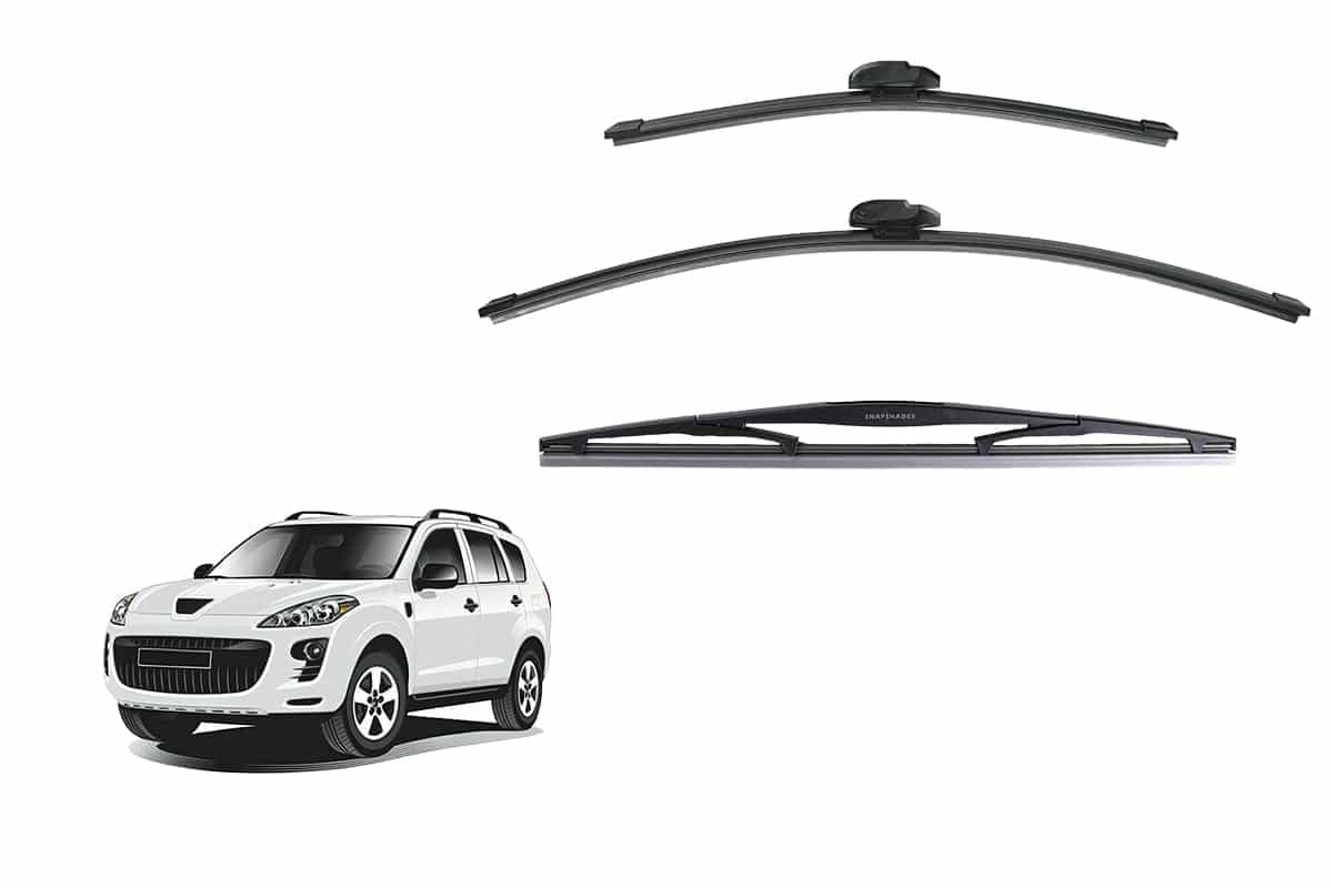 PEU005W-1 Peugeot 4007 Car Window Wipers (2007-2012) - Image 1