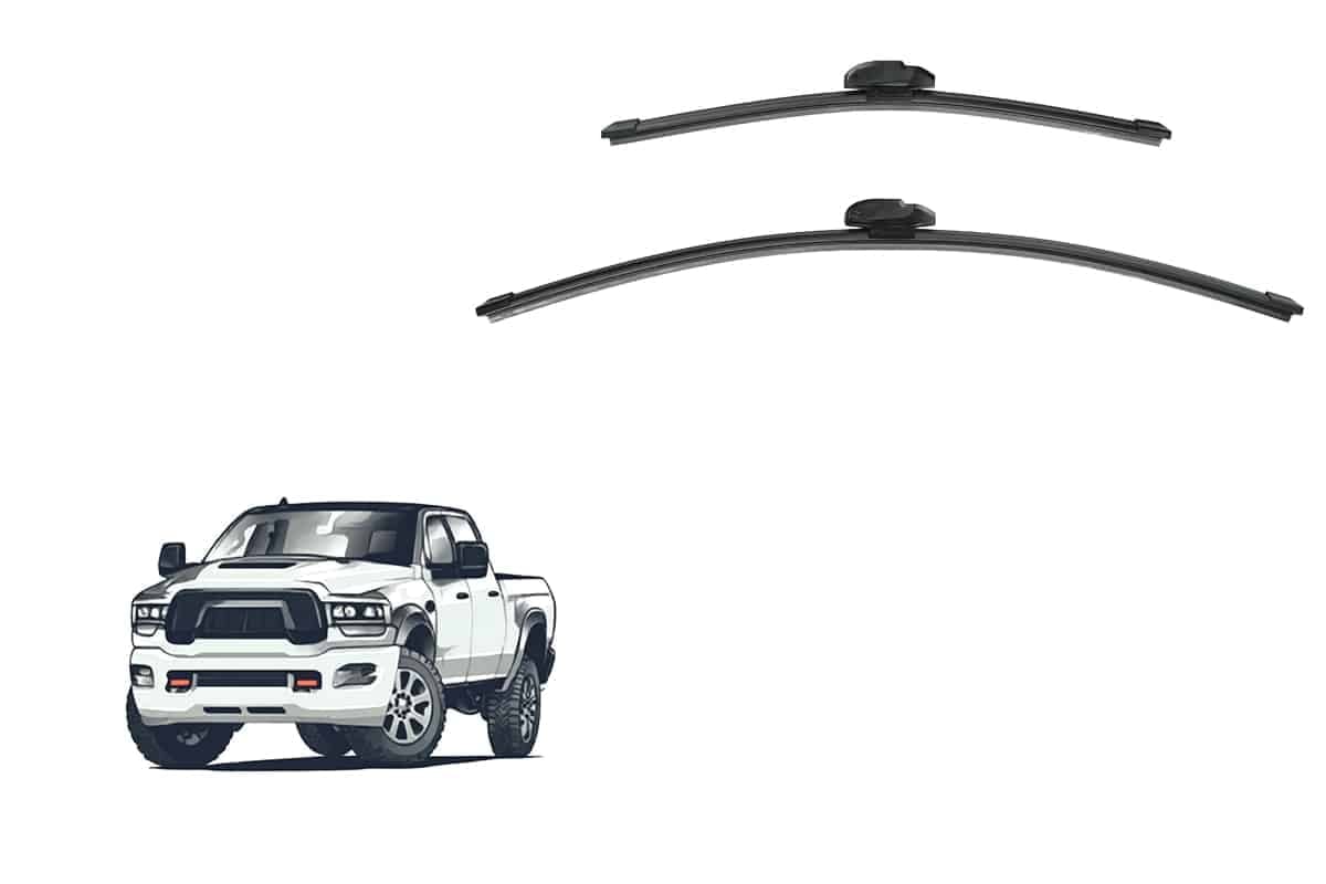 RAM004W-1 Dodge RAM HD 2500/3500/4500/5500 5th Generation Car Window Wipers (DJ/D2; 2019-Present) - Image 1